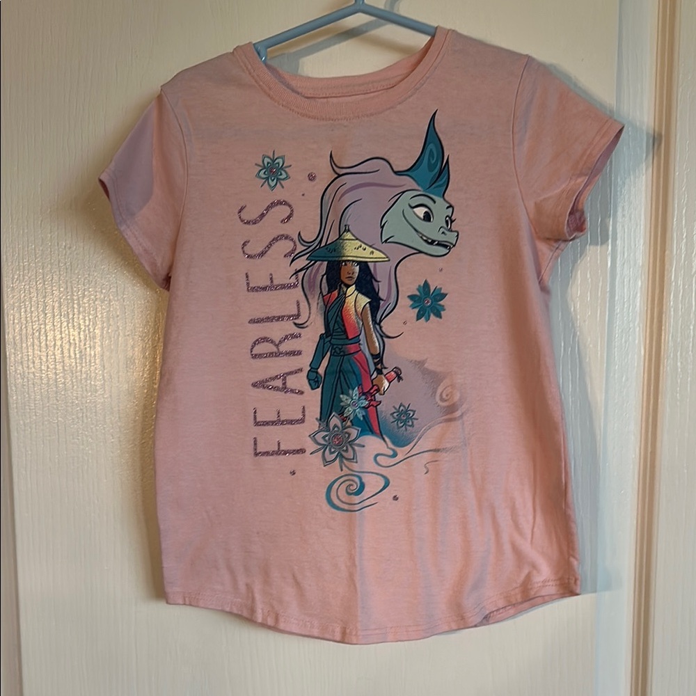 Fearless Kids Pink Graphic T-Shirt